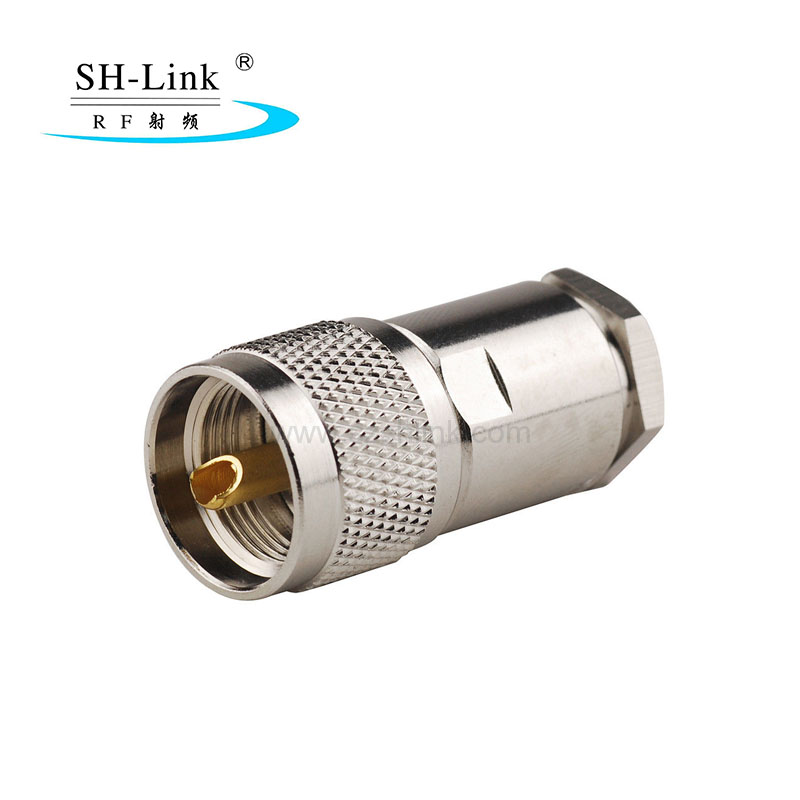 RF coaxial UHF male to RG213 cable, PL259
